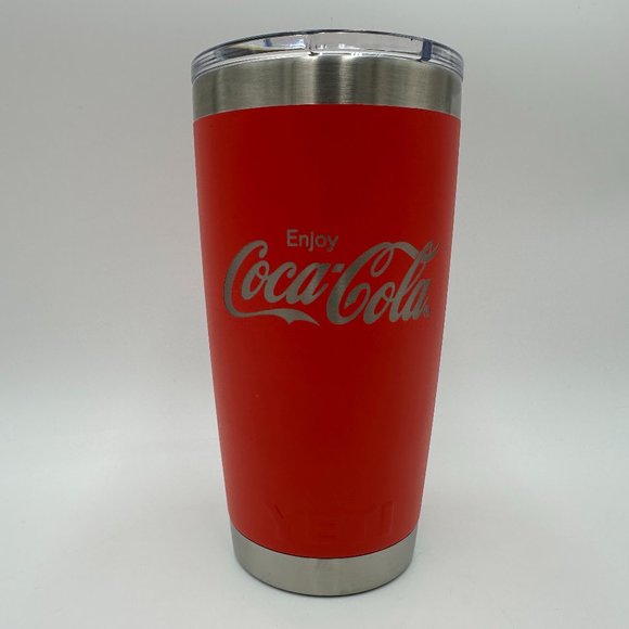 Coca Cola Dining Limited Edition Coca Cola 2 Oz Yeti Rambler Magslide Lid New And Unused